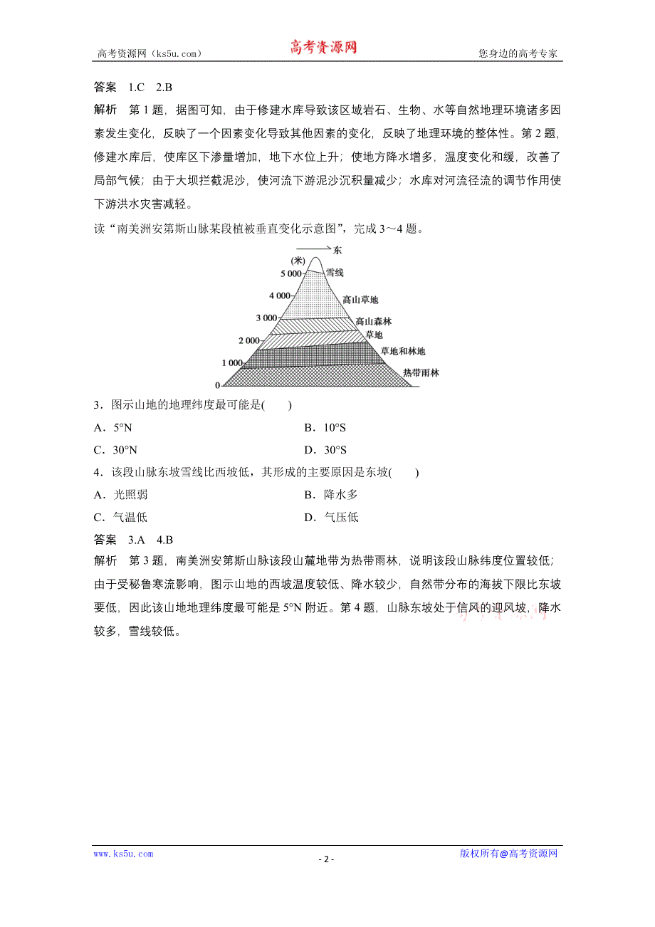 《新步步高》2015届高三地理二轮复习：专题三 微专题14.docx_第2页