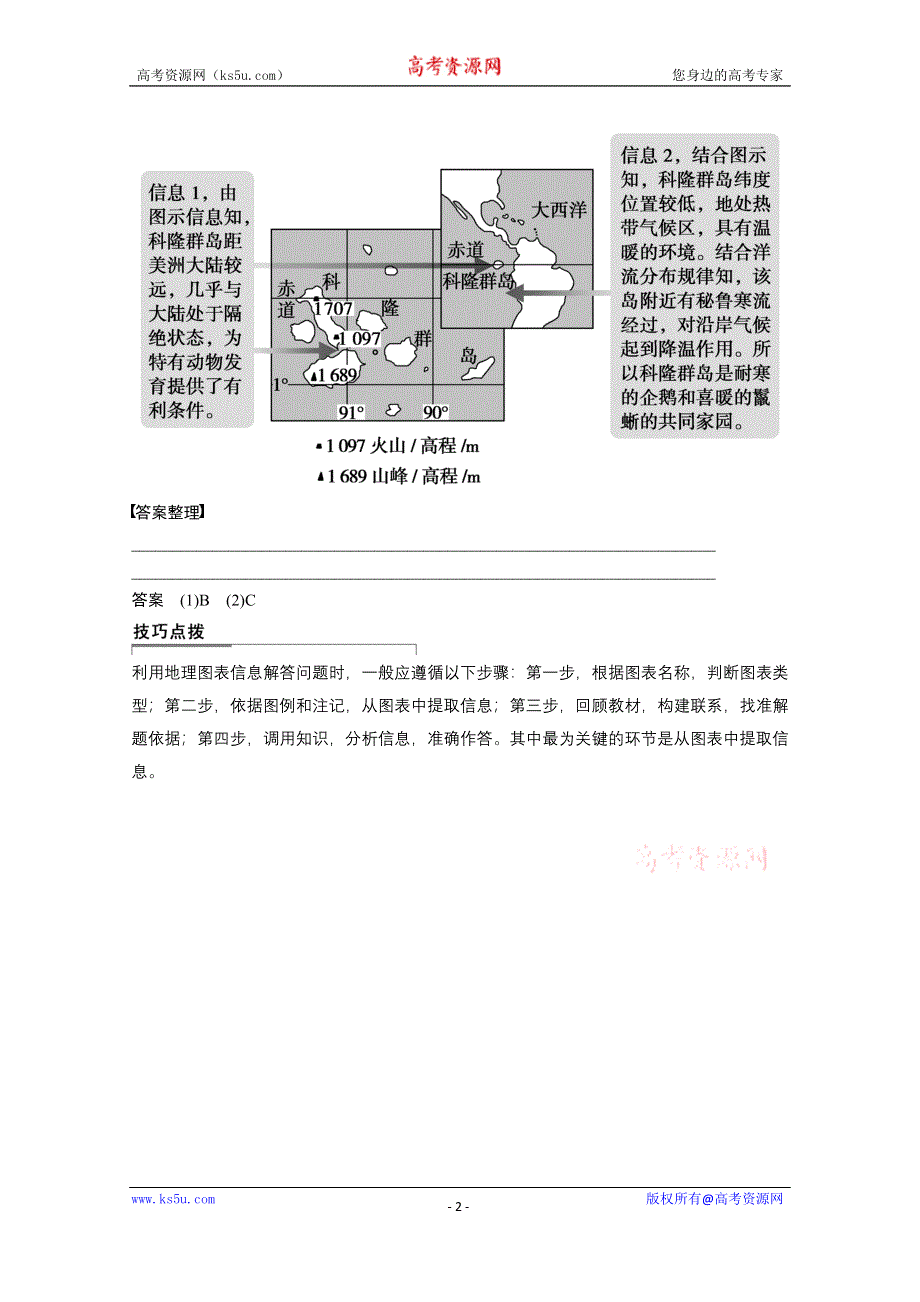 《新步步高》2015届高三地理二轮复习：专题一 技巧4.docx_第2页