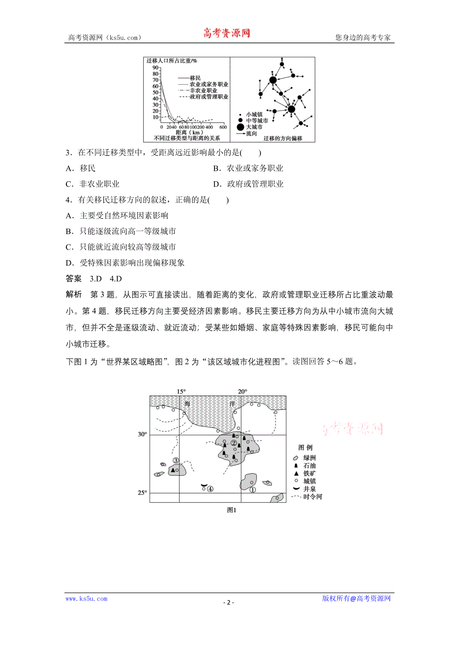 《新步步高》2015届高三地理二轮复习：技能强化练3.docx_第2页