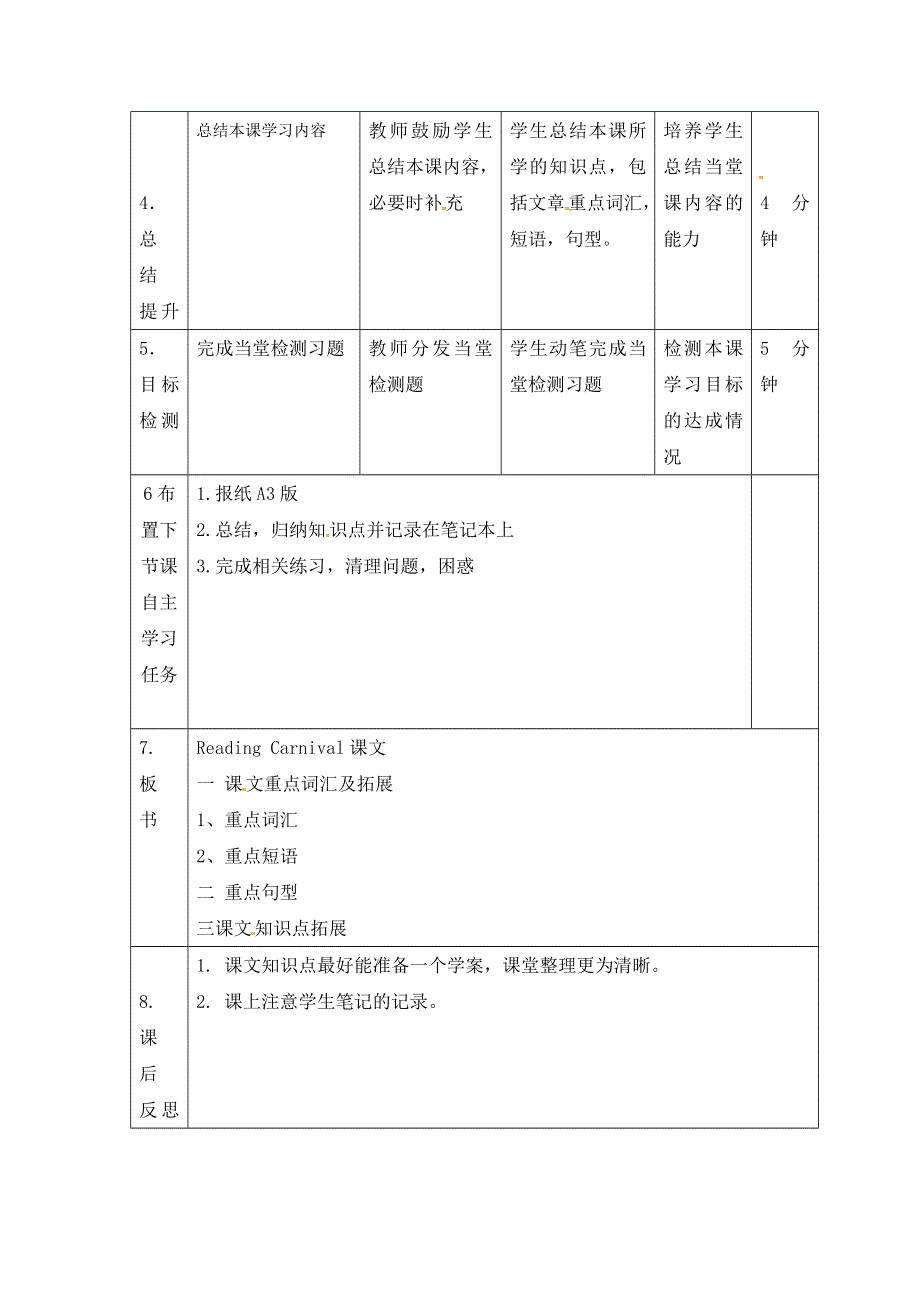 2020-2021学年外研版高二英语必修五教案：MODULE4 CARNIVAL LANGUAGE POINTS WORD版含答案.doc_第3页