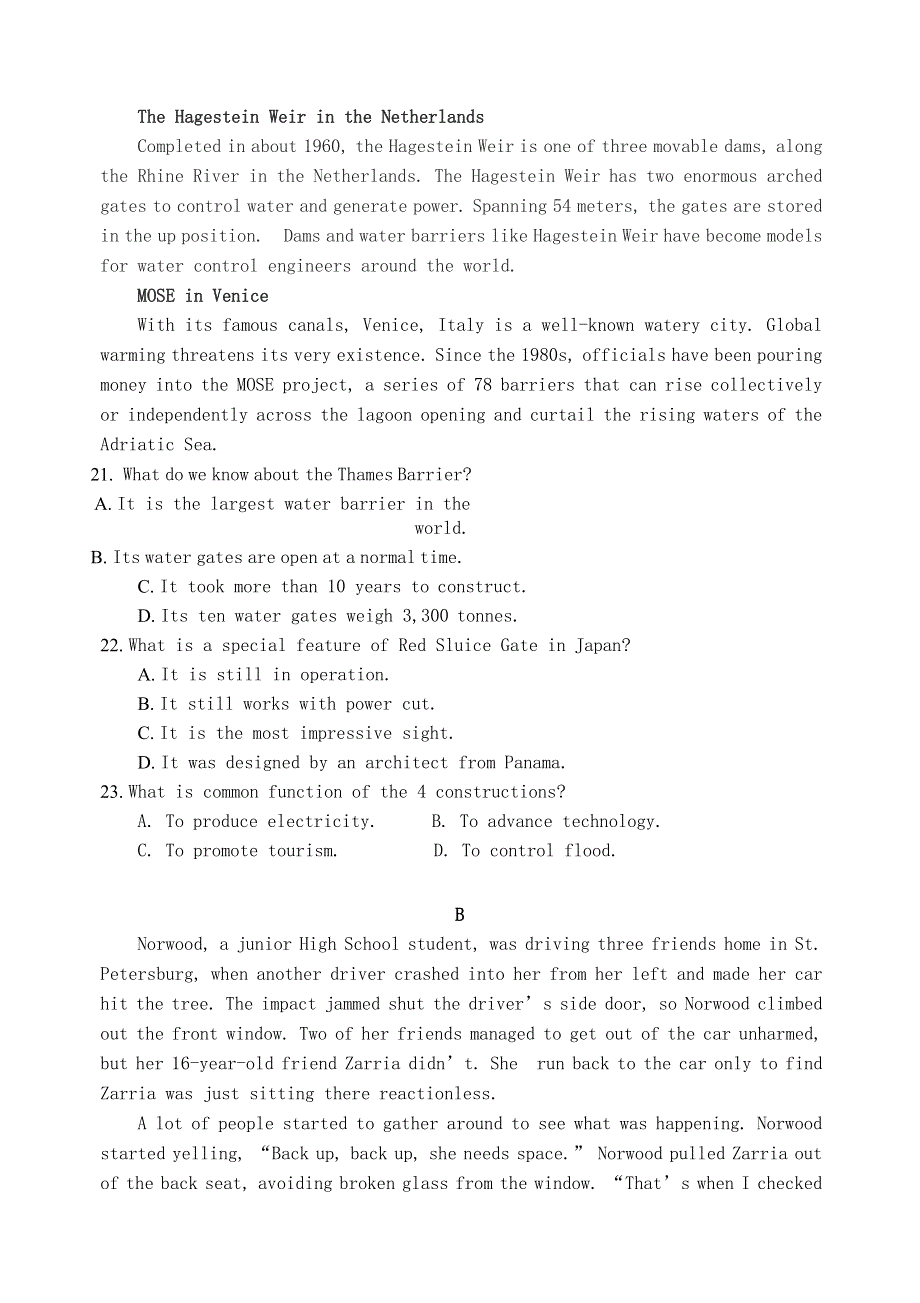 广东省佛山市顺德区2021届高三英语下学期5月仿真题.doc_第3页