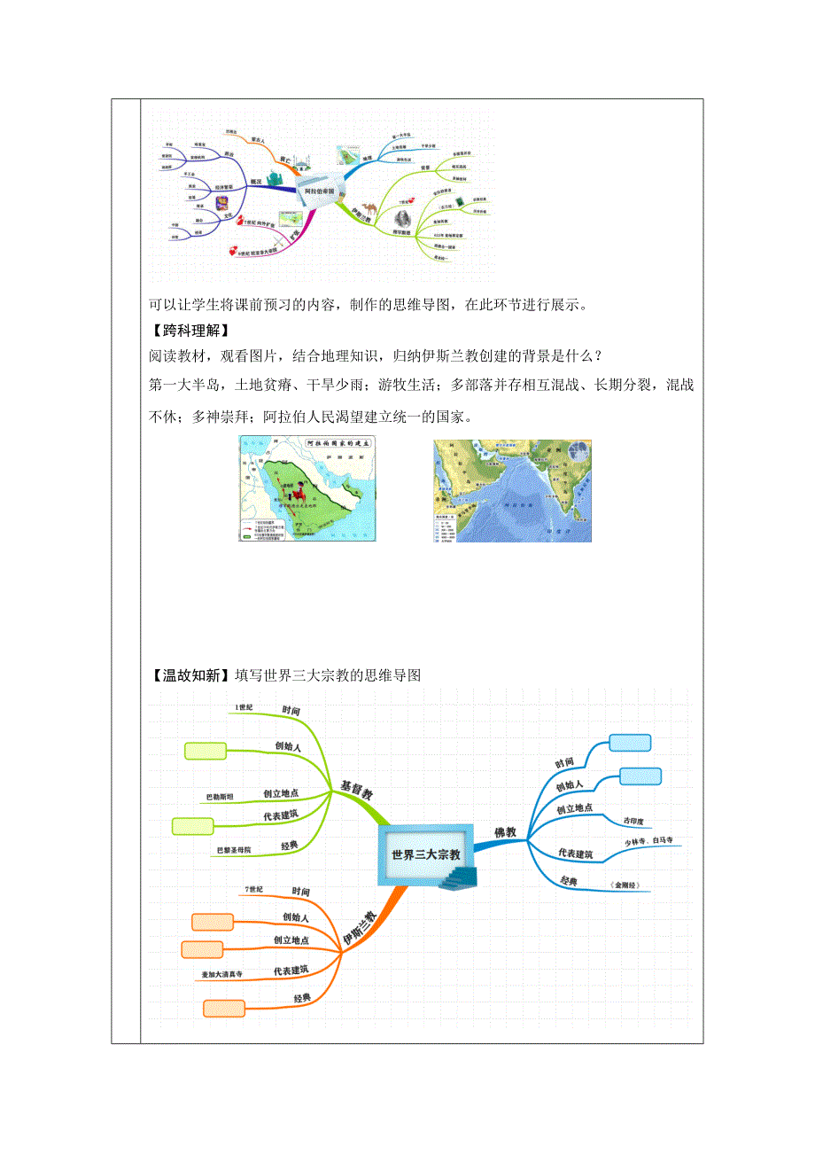 新教材2020-2021学年高一历史部编版必修下册教学教案：第4课 中古时期的亚洲 WORD版含解析.docx_第3页