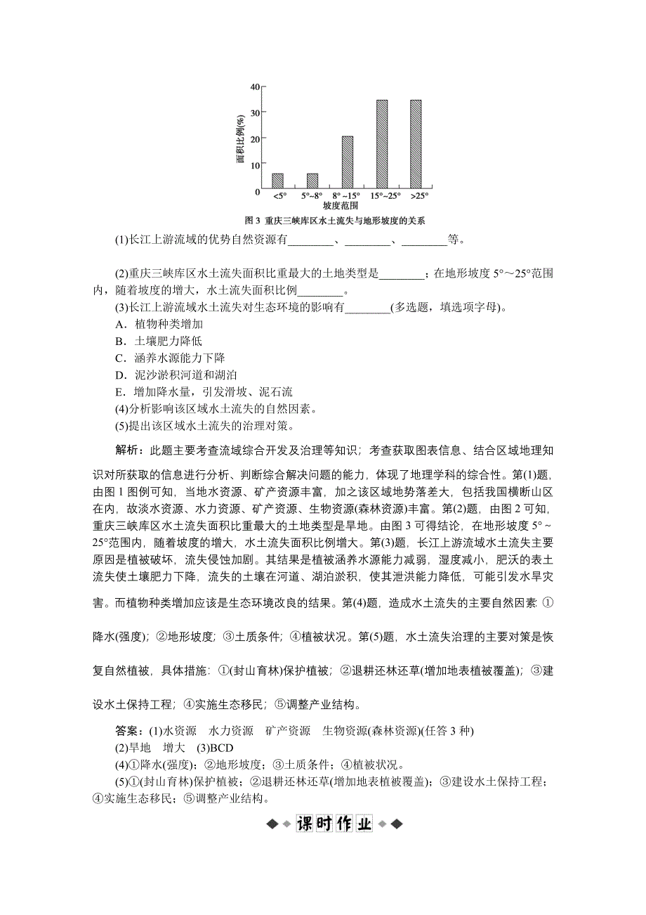 2012届高考地理《优化方案》一轮复习优化演练：第十章专题24区域环境的治理（中图版）.doc_第3页