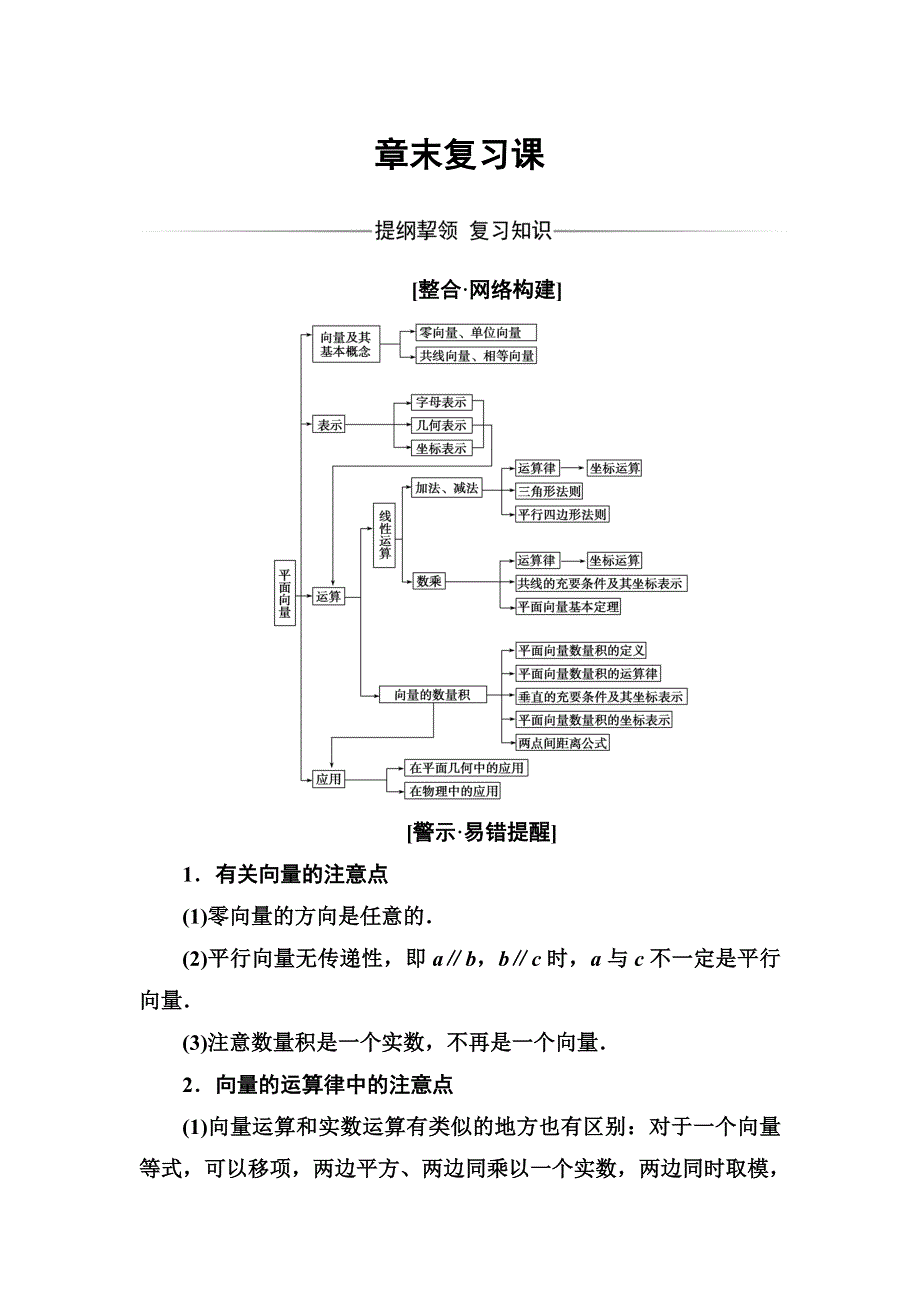 2016-2017年数学&人教A版必修4练习：章末复习课2 WORD版含解析.doc_第1页