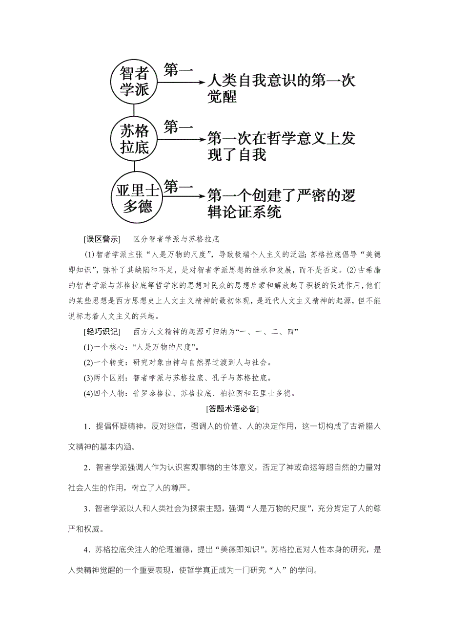 2018高考历史大一轮复习教师用书：第十三单元　西方人文精神的起源及其发展 WORD版含解析.doc_第3页