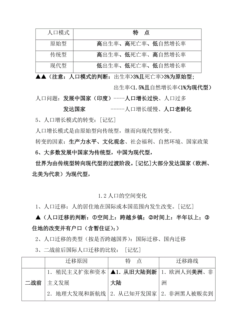 广东省佛山市超盈实验中学高一地理人教版必修2第1、2章复习提纲.doc_第2页