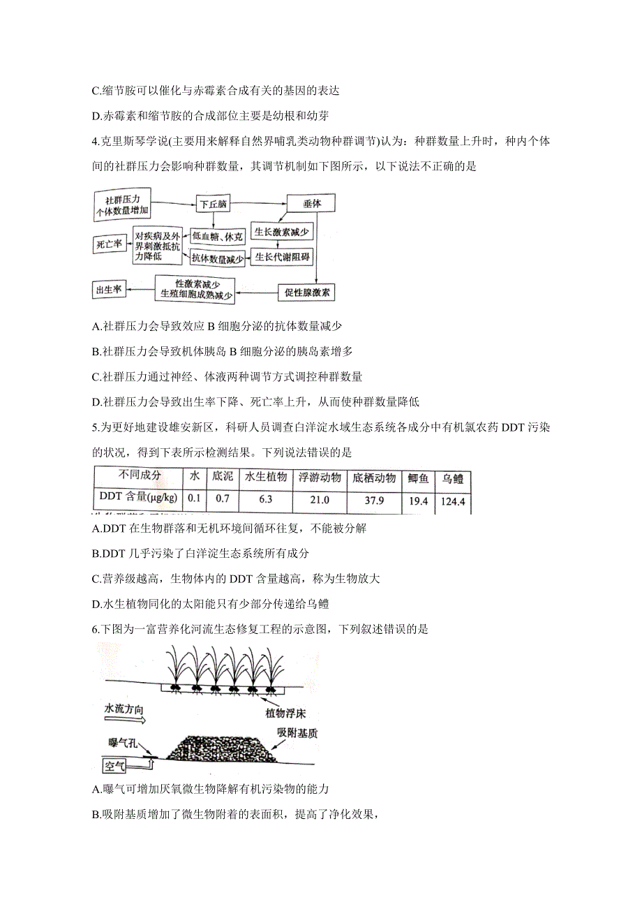 广西玉林师院附中、玉林十一中等五校2020-2021学年高二上学期期中考试 生物 WORD版含答案BYCHUN.doc_第2页