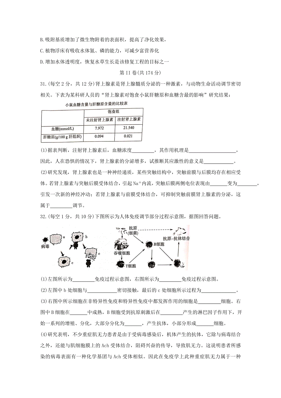 广西玉林师院附中、玉林十一中等五校2020-2021学年高二生物上学期期中试题.doc_第3页