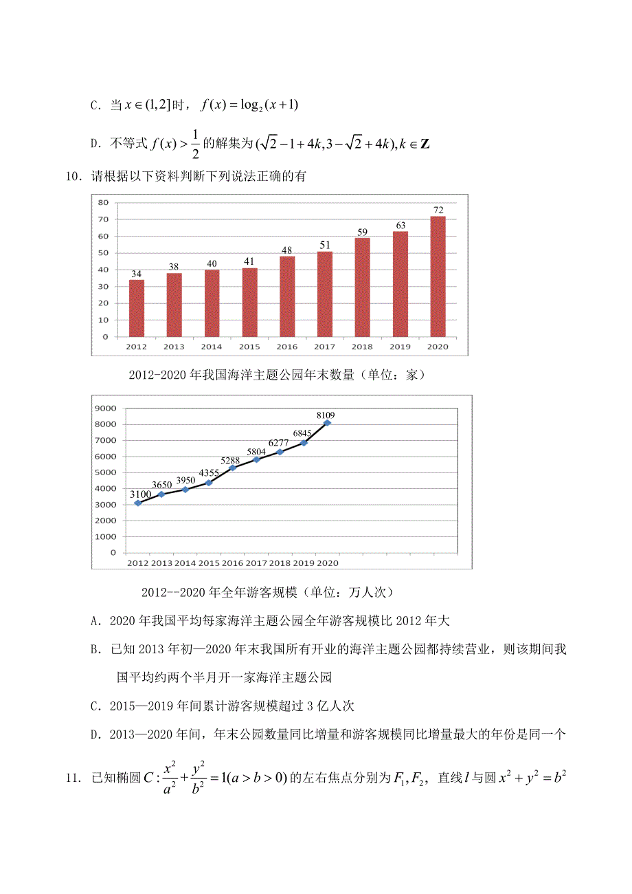 山东省泰安肥城市2021届高考数学下学期适应性训练试题（三）.doc_第3页