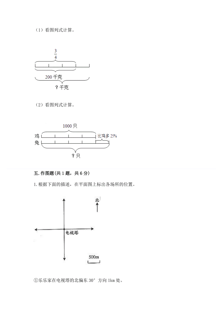 人教版小学六年级下册数学期末测试卷【预热题】.docx_第3页