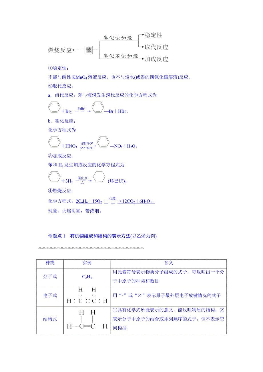 2016届高考化学第一轮复习考点讲解：第九章A 有机化合物.DOC_第3页