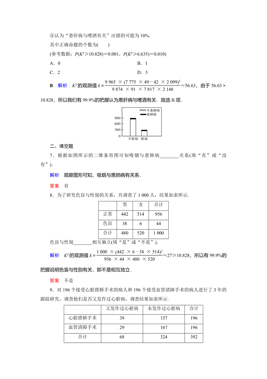 2019-2020学年人教A版高中数学选修2-3作业：第3章 统计案例3-2 WORD版含解析.doc_第3页