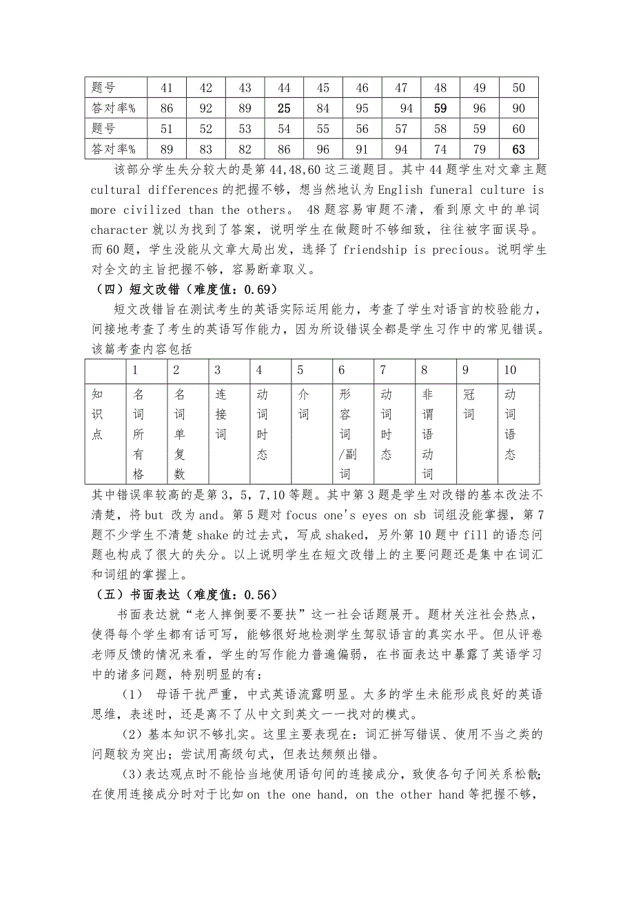 2012年温州市高三英语一模分析交流文稿：11、 立足词汇复习提升读写能力 （一类）.doc_第3页