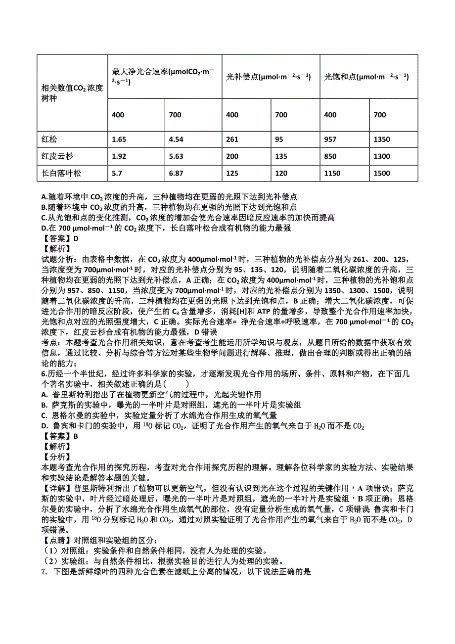 黑龙江省双鸭山市第一中学2019届高三上学期第一次月考生物试题（（WORD版含解析））.doc_第3页