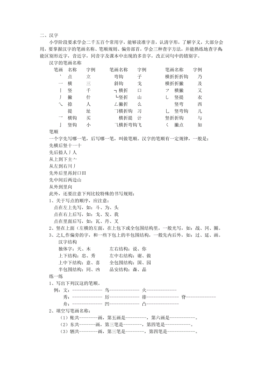 六年级语文汉字复习资料 新人教版.doc_第1页