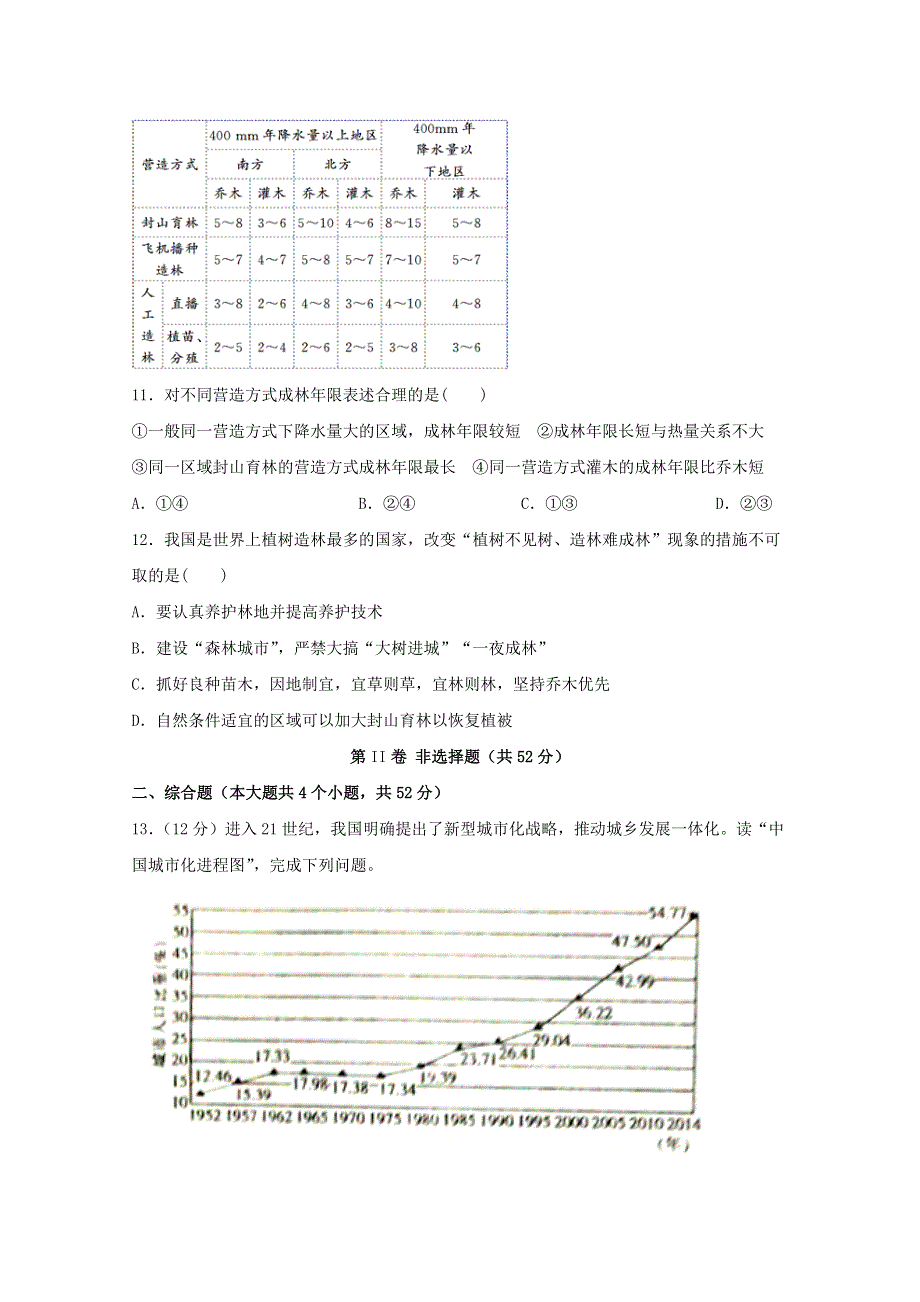 四川省遂宁市射洪中学2018-2019学年高一下学期期末模拟地理 WORD版含答案.doc_第3页