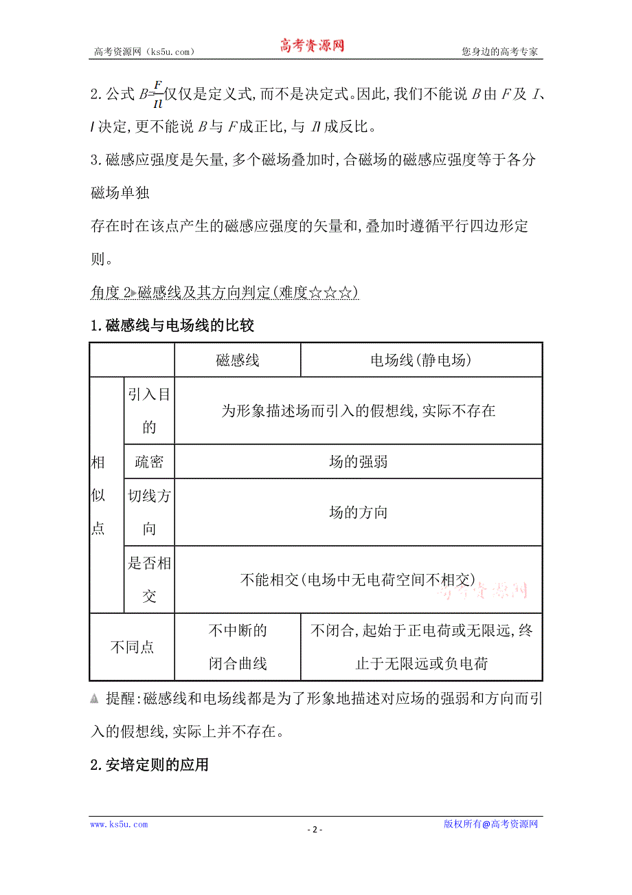 新教材2021-2022学年物理（江苏专用）人教版必修第三册学案：第十三章　电磁感应与电磁波初步 阶段提升课 WORD版含答案.doc_第2页