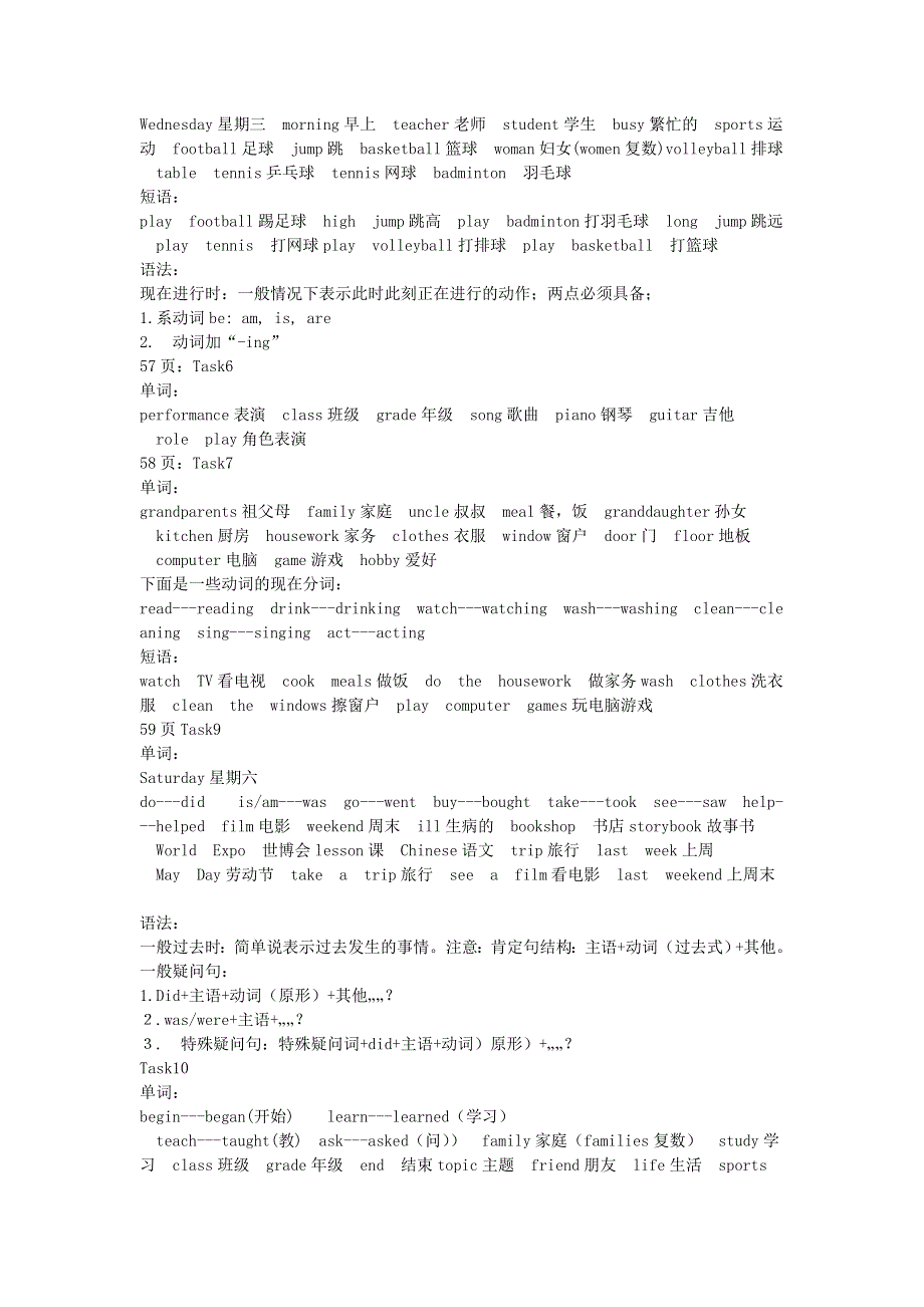 六年级英语下册 Unit 6 General Revision 3知识点 人教精通版（三起）.doc_第2页