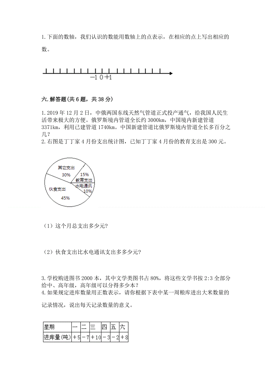 人教版小学六年级下册数学期末测试卷附答案【综合题】.docx_第3页