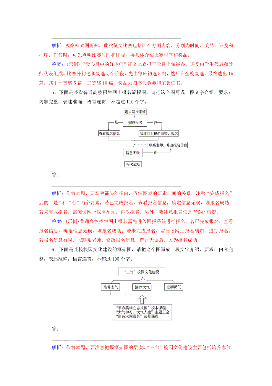 2021届高考语文一轮复习 课时跟踪练12 图文转换（含解析）.doc_第3页