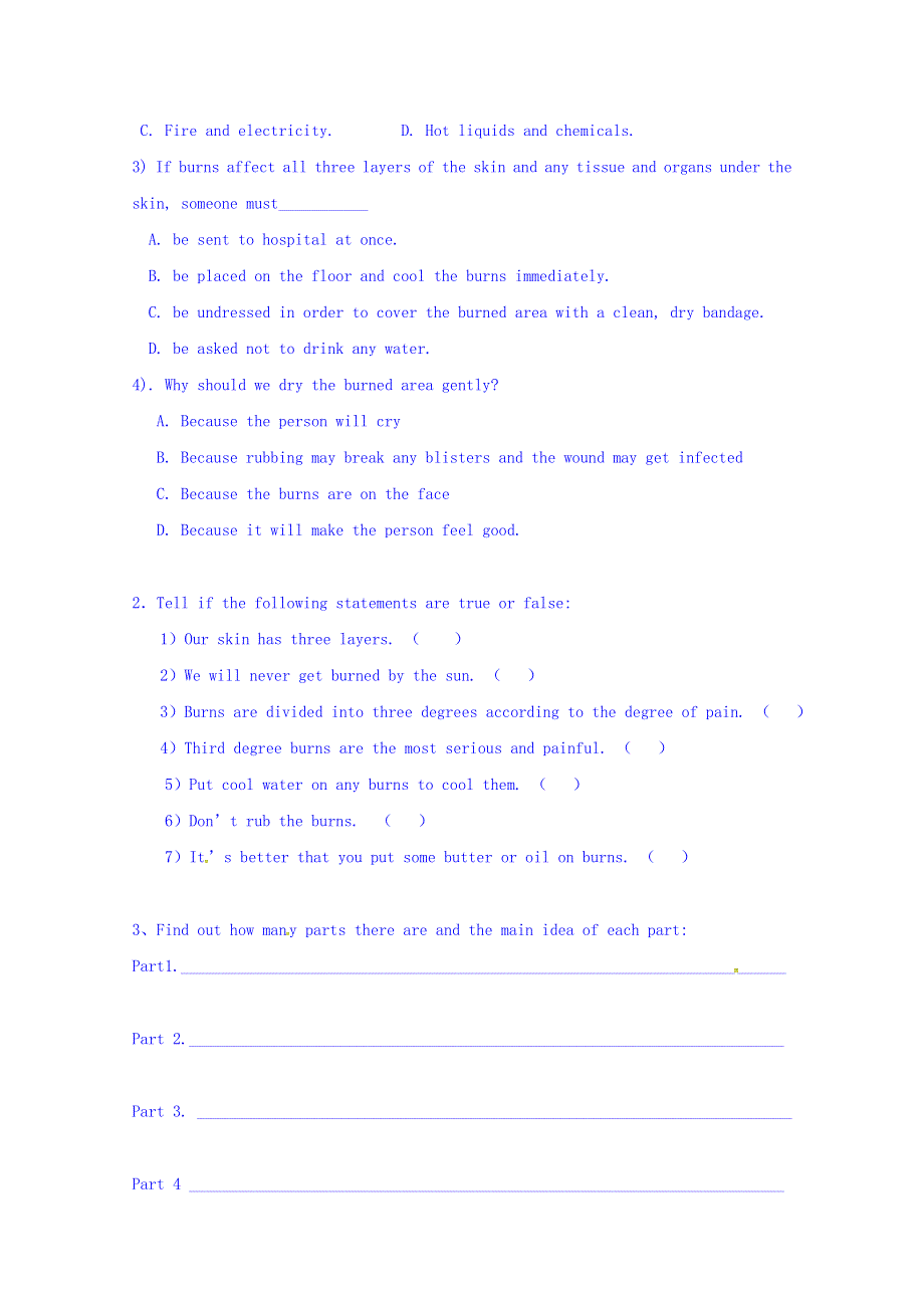 广东省惠阳区中山中学高中英语必修五导学案：UNIT 5-1 WORD版缺答案.doc_第2页