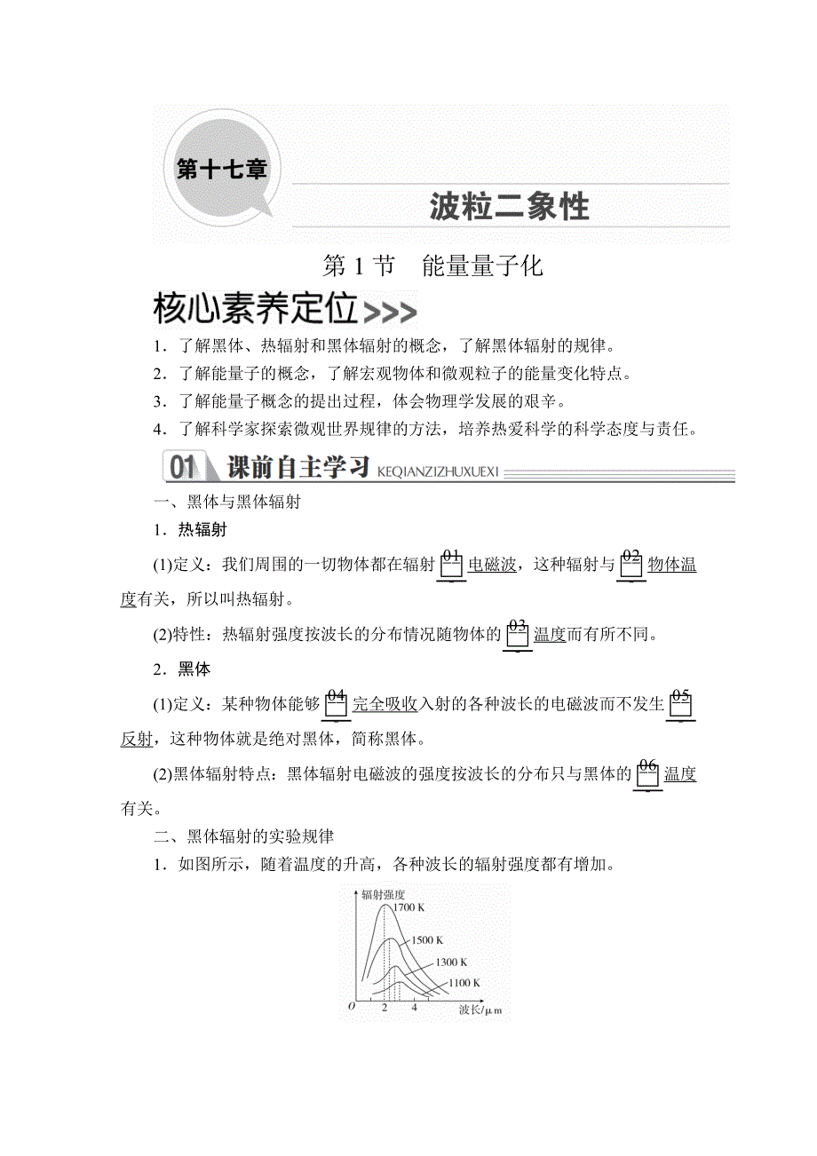 2020金版教程 高中物理人教版选修3-5 课时训练 第十七章 第1节 WORD版含答案.doc_第1页