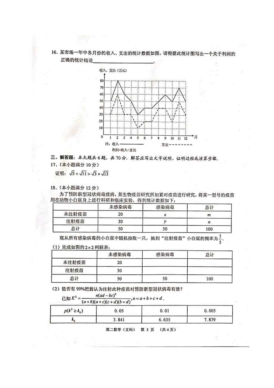 广西钦州市2019-2020学年高二数学下学期期末教学质量监测试题 文（扫描版）.doc_第3页