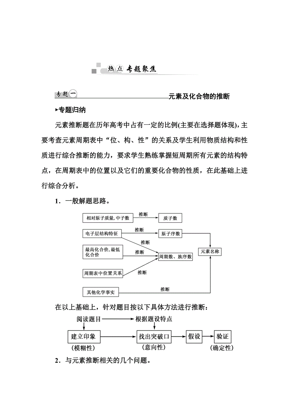 2014-2015学年高中化学人教版必修二课时训练：第1章章末知识整合.doc_第3页