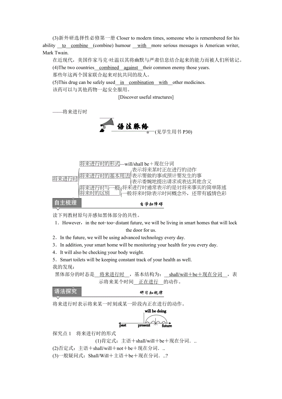 新教材2021-2022学年英语人教版（2019）选择性必修第一册学案：UNIT 2　LOOKING INTO THE FUTURE PERIOD Ⅱ　LEARNING ABOUT LANGUAGE WORD版含答案.docx_第2页