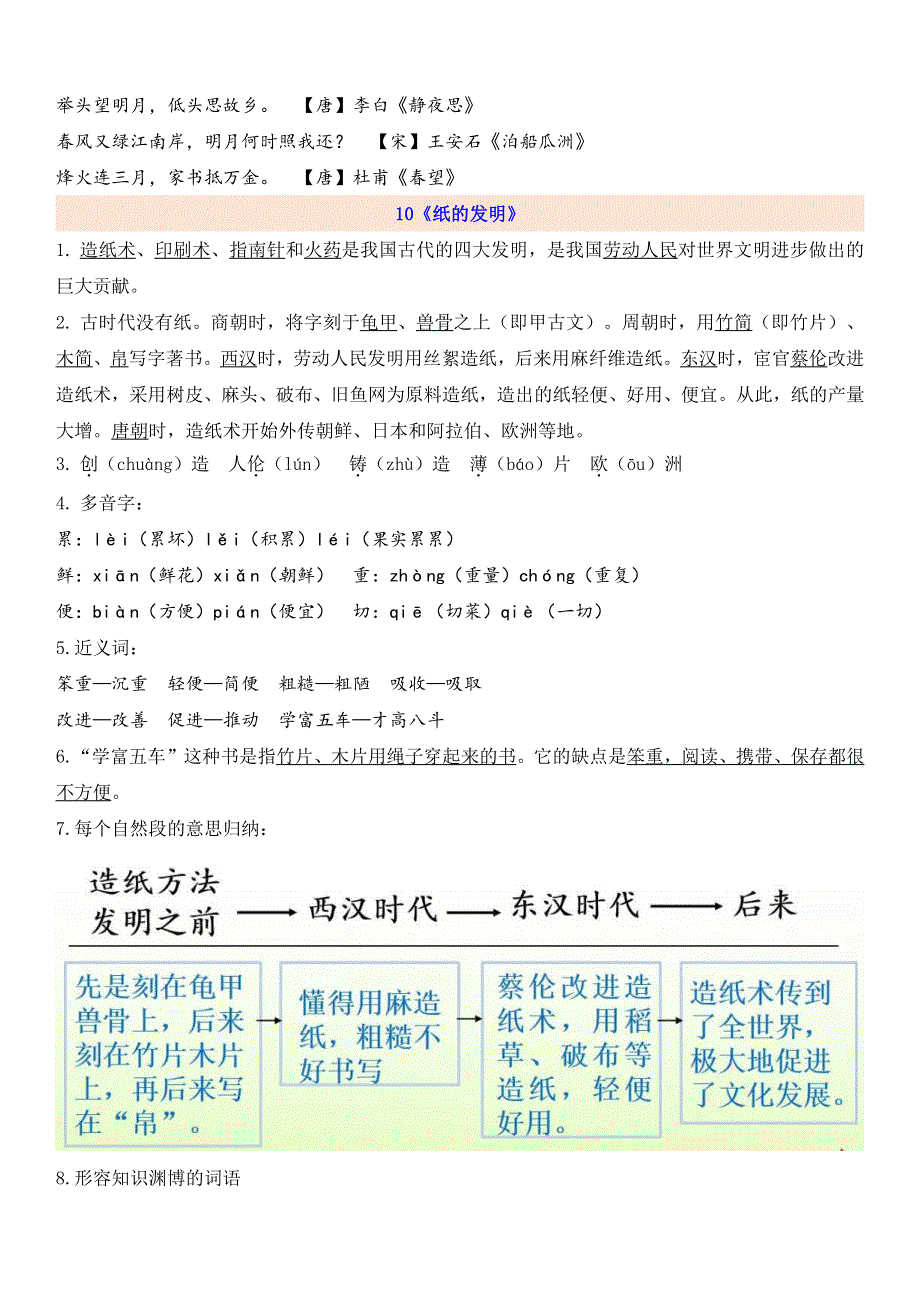 部编三年级语文下册第3单元知识点.pdf_第2页