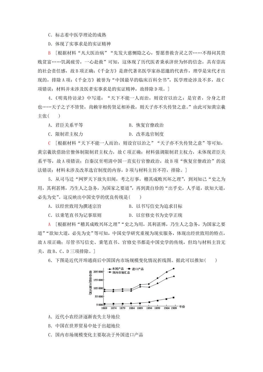 山东省普通高中2021年高中历史学业水平等级考试全真模拟卷06（含解析）.doc_第2页