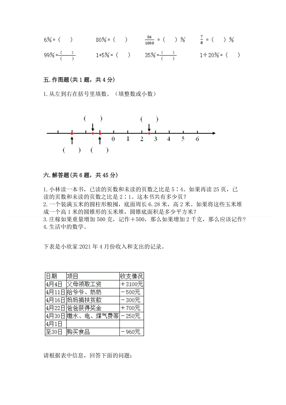 人教版六年级下册数学期末测试卷【各地真题】.docx_第3页