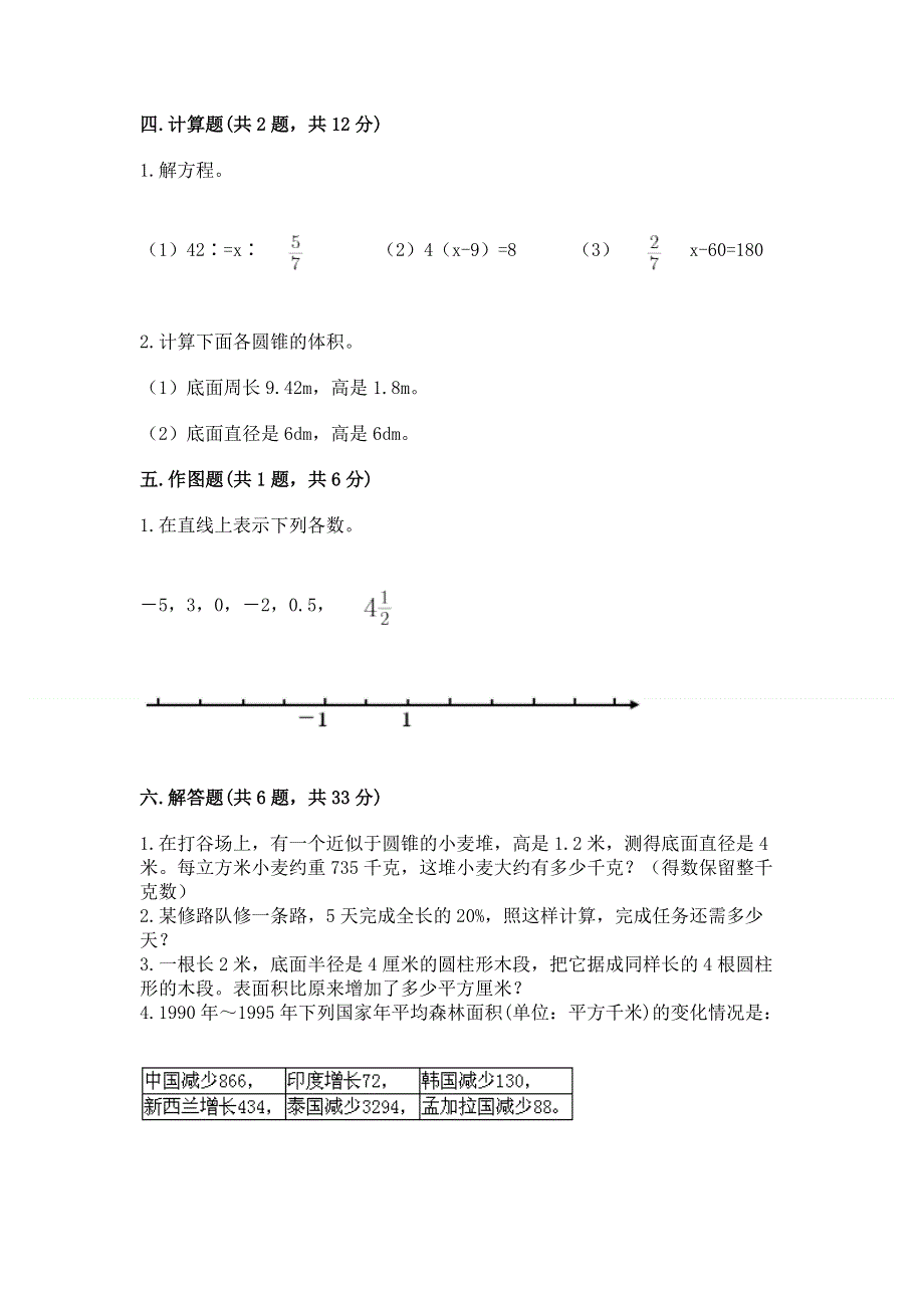 人教版六年级下册数学期末测试卷【夺冠系列】.docx_第3页