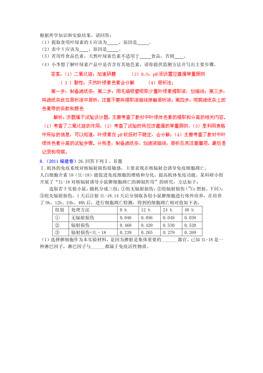 2013最新命题题库大全2009-2012年高考试题解析生物分项专题汇编 16 实验与探究_部分2.pdf_第2页