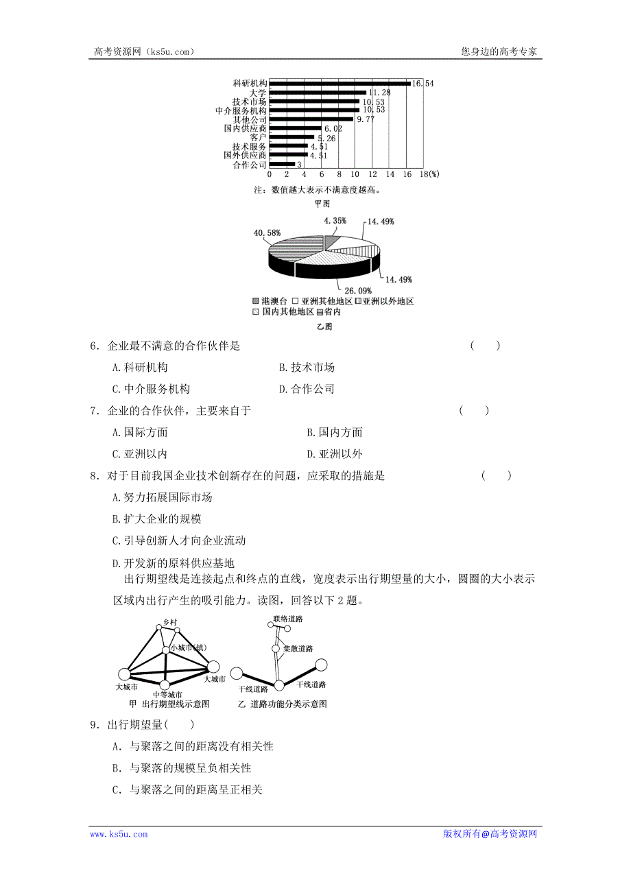 2012届高考地理必修二专题考场演练9.doc_第2页