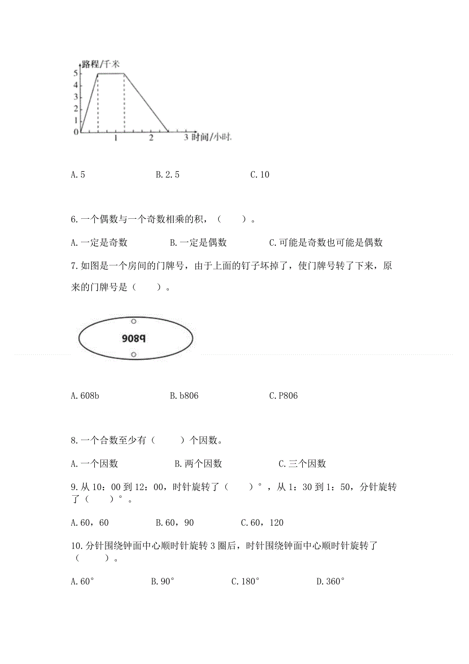 人教版小学数学五年级下册重点题型专项练习附参考答案AB卷.docx_第2页