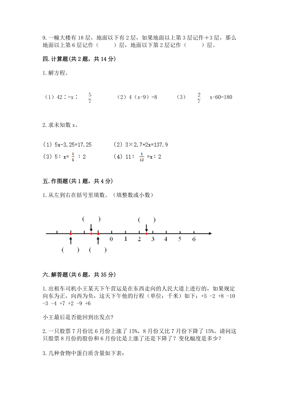 人教版六年级下册数学期末测试卷及完整答案【各地真题】.docx_第3页