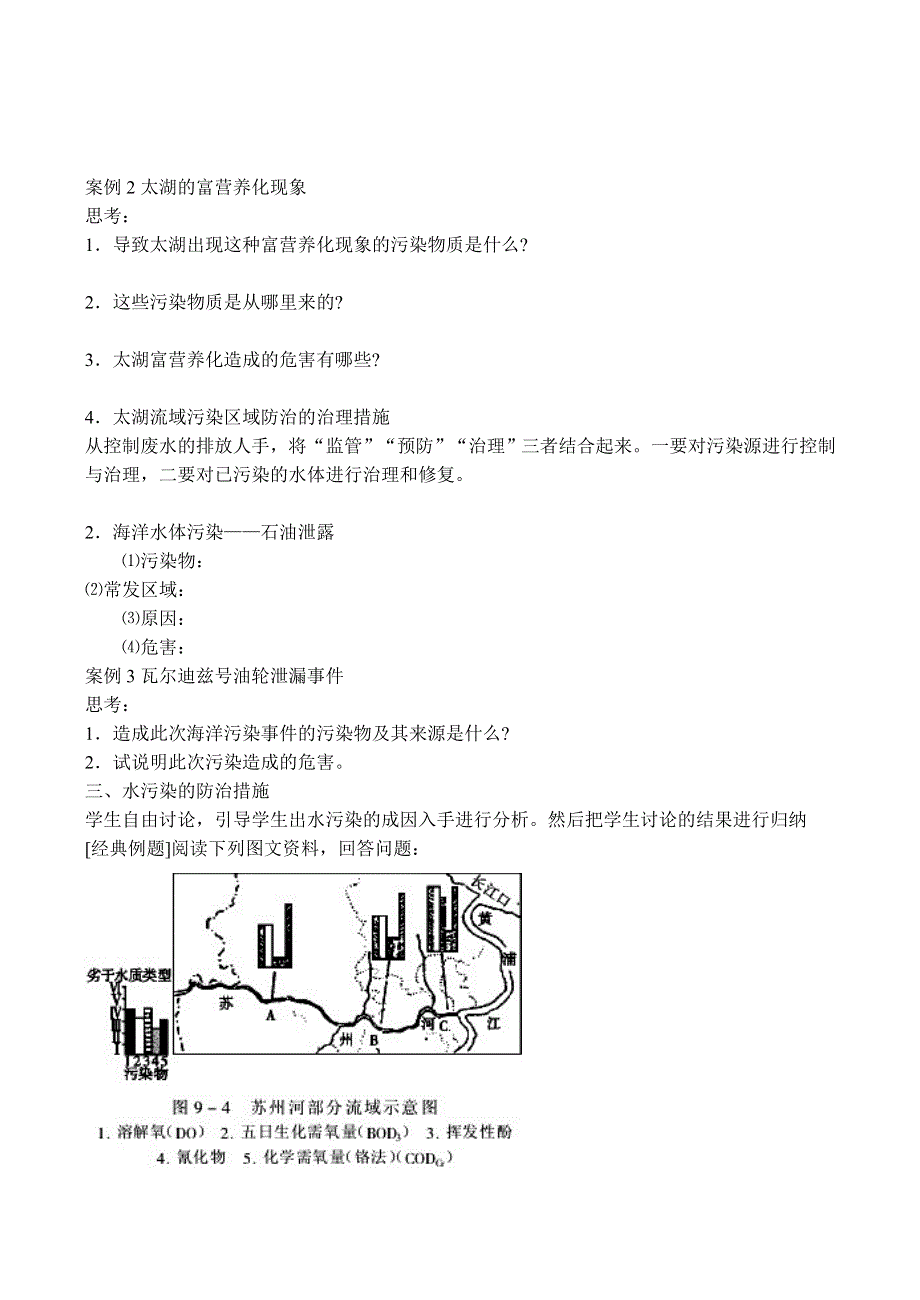 《河东教育》山西省运城市康杰中学人教版地理学案选修6-2.1水污染及其成因.doc_第2页