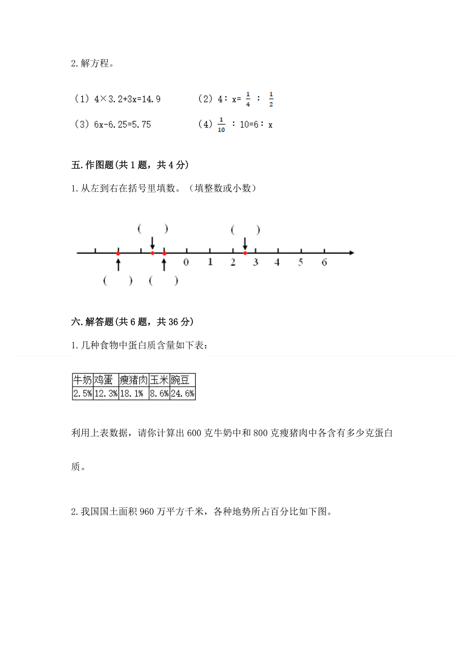 人教版六年级下册数学 期末测试卷标准卷.docx_第3页