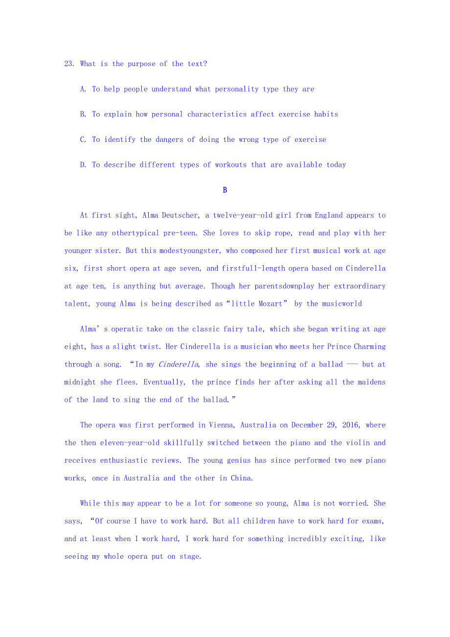 广东省佛山市高明区第一中学2018届高三下学期两周一测英语试题 WORD版含答案.doc_第3页