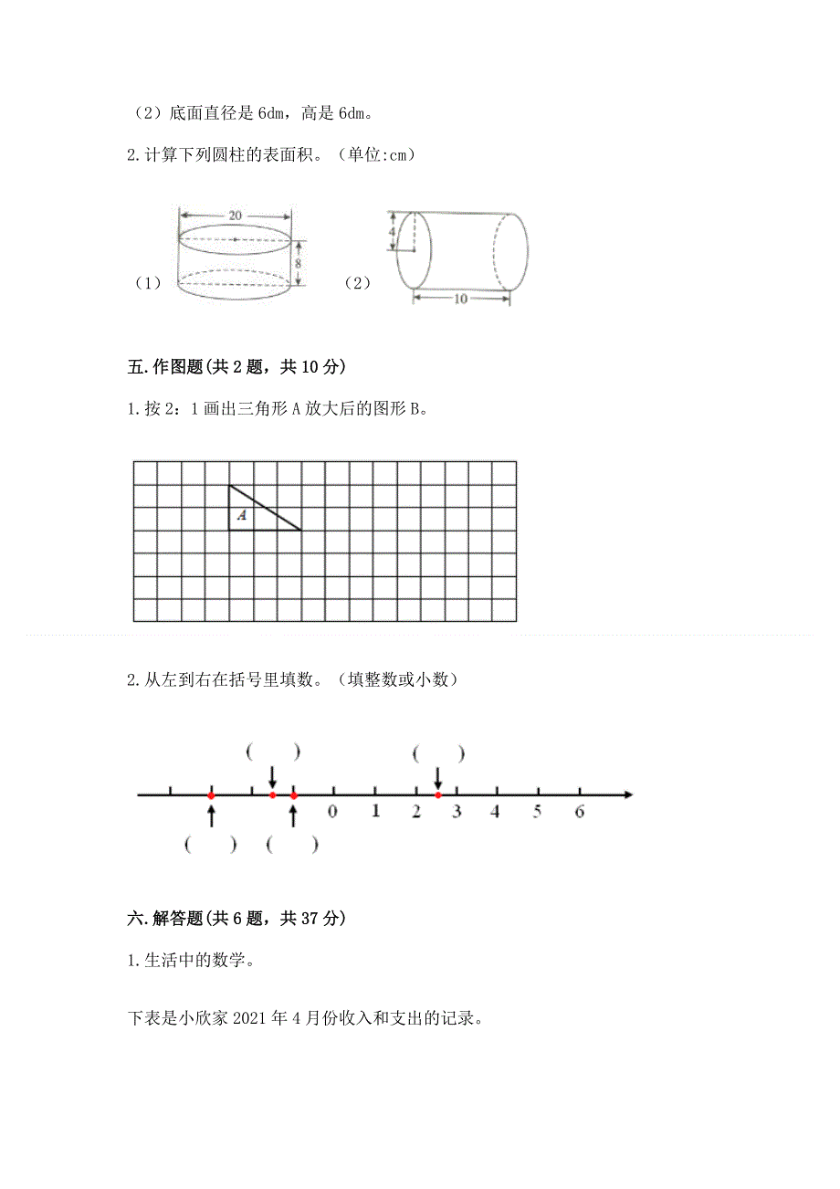 人教版六年级下册数学期末测试卷附答案（巩固）.docx_第3页