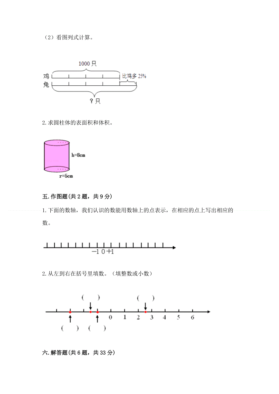 人教版六年级下册数学期末测试卷附答案（研优卷）.docx_第3页