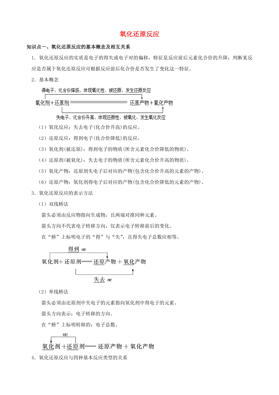 2021年高考化学考点精讲精练02 氧化还原反应（含解析）.docx_第1页