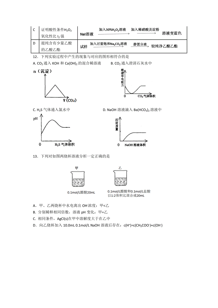 广东省华南师大附中2016届高三5月综合测试理综化学试题 WORD版含答案.doc_第2页