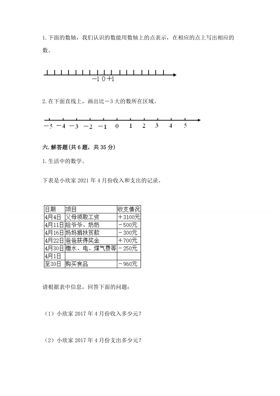 人教版六年级下学期期末质量监测数学试题附完整答案（历年真题）.docx_第3页