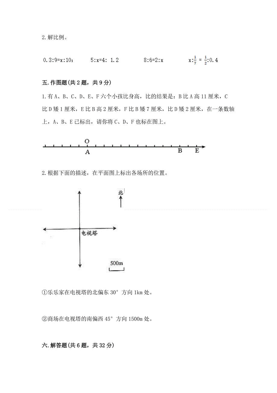 人教版六年级下学期期末质量监测数学试题附答案【黄金题型】.docx_第3页