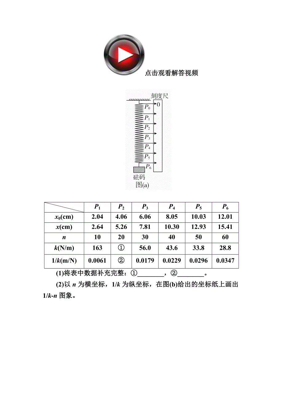 2018高考物理异构异模复习考案撬分法习题：专题十二　实验与探究12-1-2 WORD版含解析.DOC_第3页