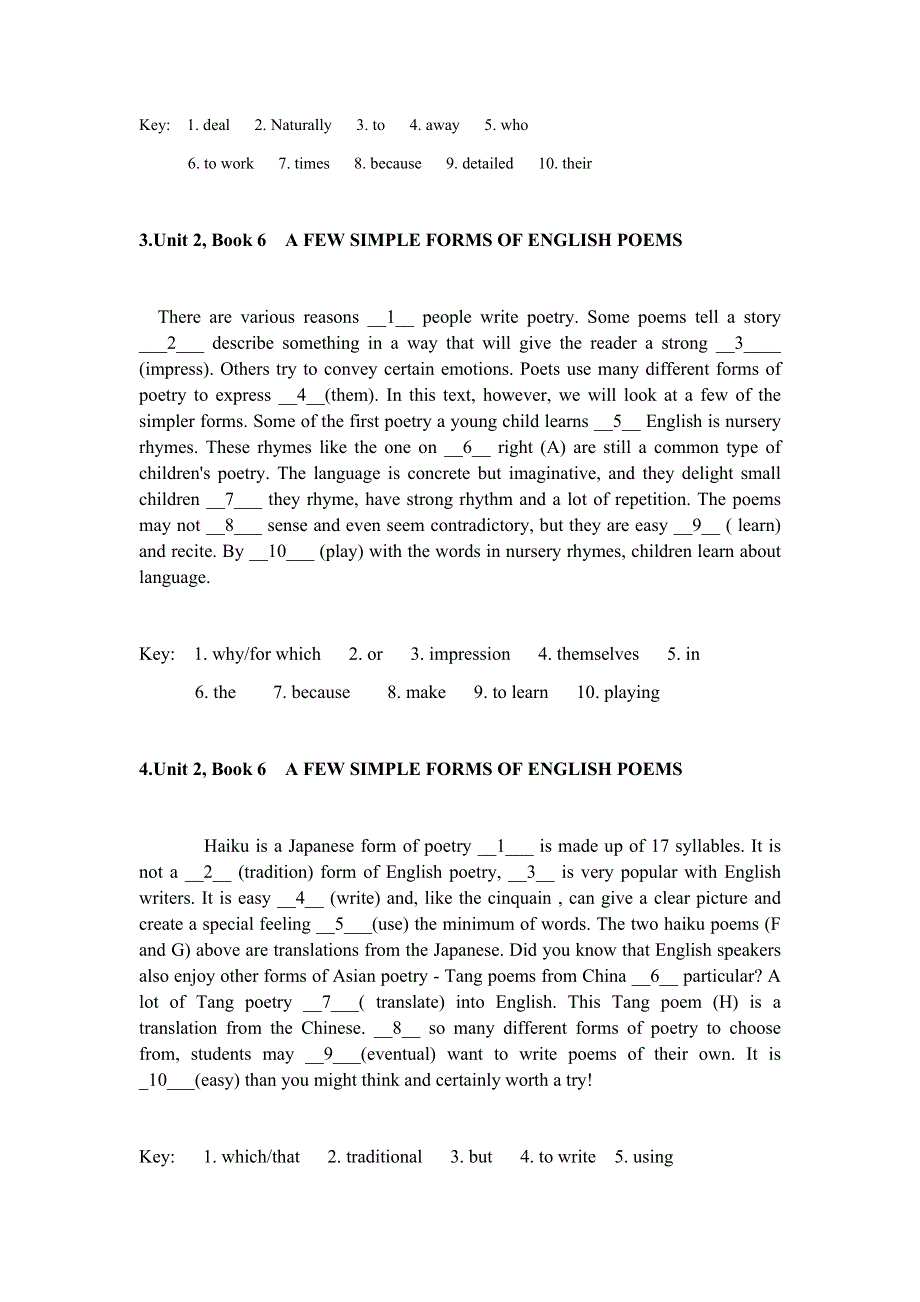 人教版选修六READING语法填空学案 WORD版含解析.docx_第2页