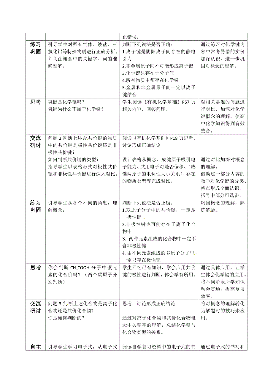 山东省枣庄八中高三化学《化学键与化学反应》教案.doc_第2页