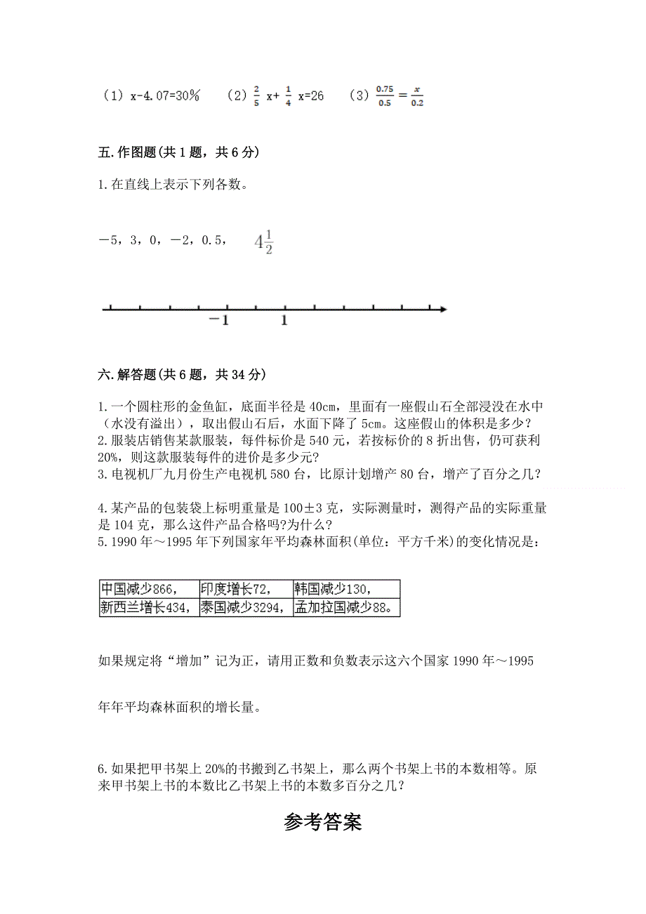 人教版六年级下册数学期末测试卷附完整答案【夺冠系列】.docx_第3页